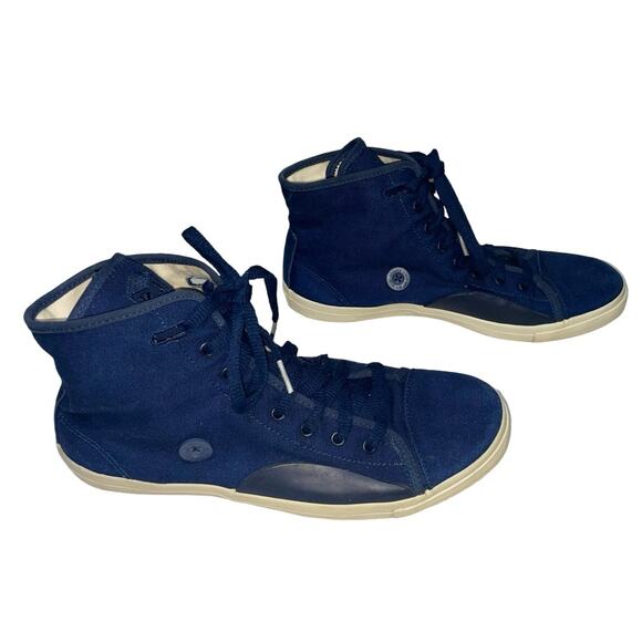 Umbro by Kim Jones Blue Canvas High Top Sneakers    Size: 8M - Picture 3 of 8